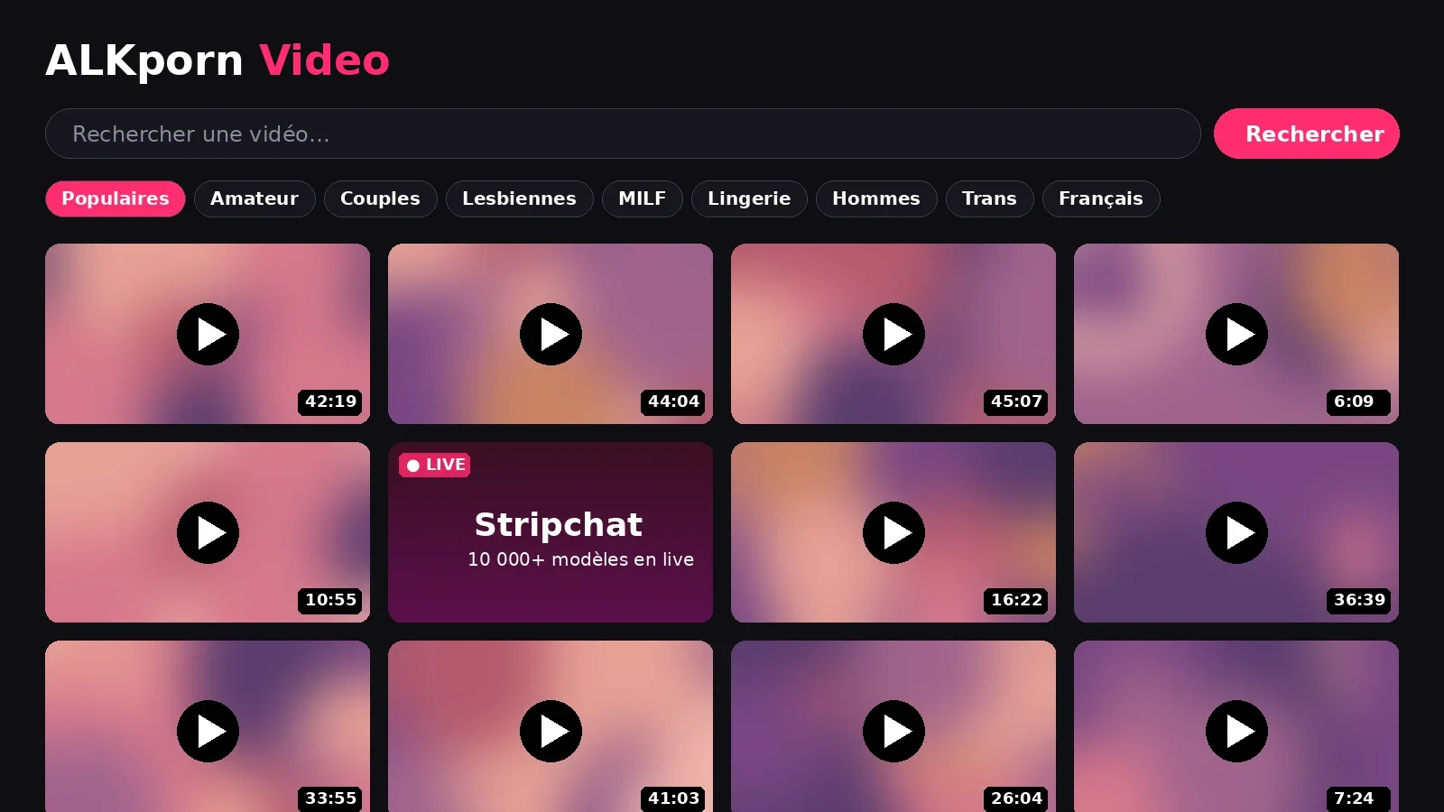 ALKporn Video preview (blurred thumbnails)